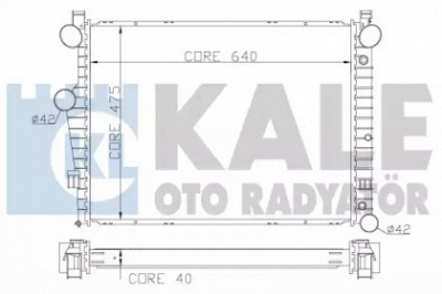 KALE OTO RADYATOR 360700 -  Радиатор, охлаждение двигателя